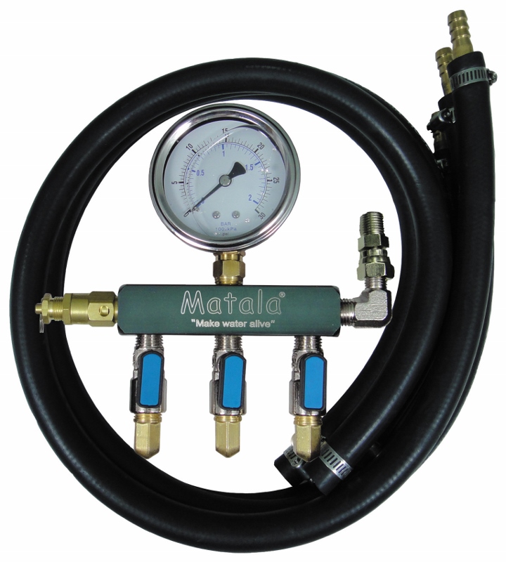 NEW Pond/Lake Aeration Air Pump Manifold Kit w/PSI Gauge/Relief Valve